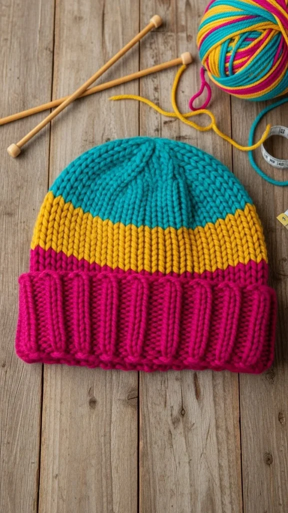 Colorblock Beanie