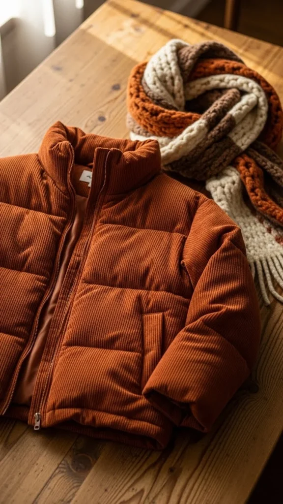 Corduroy Puffer