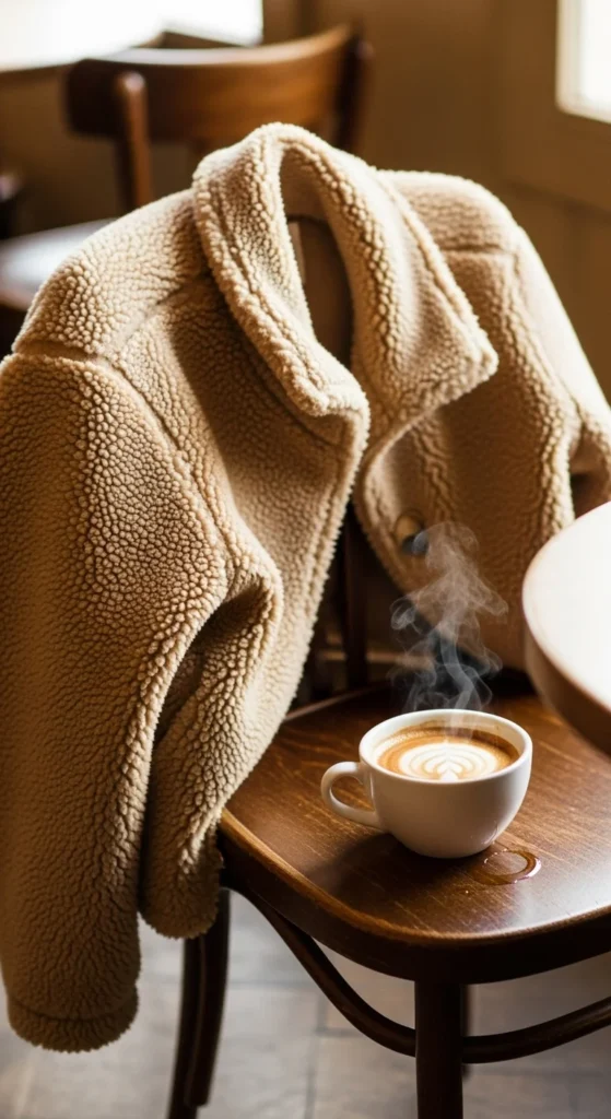 Cropped Teddy Jacket