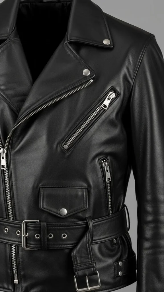 Double-Rider Leather Jacket