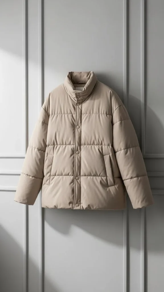 Hoodless Minimalist Puffer