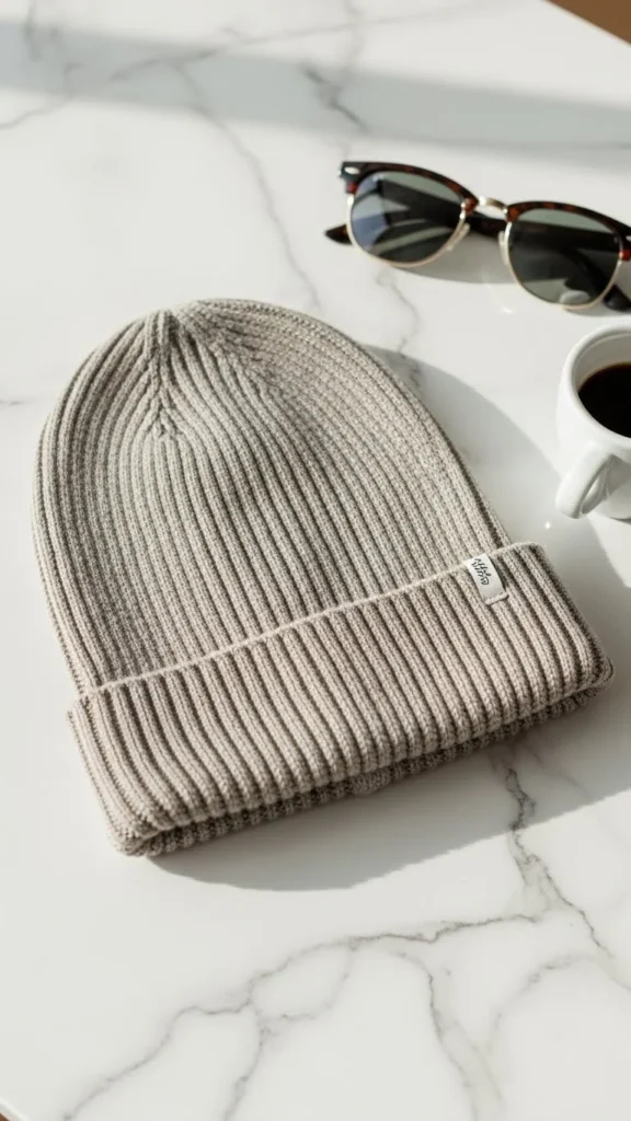 Minimalist Ribbed Beanie