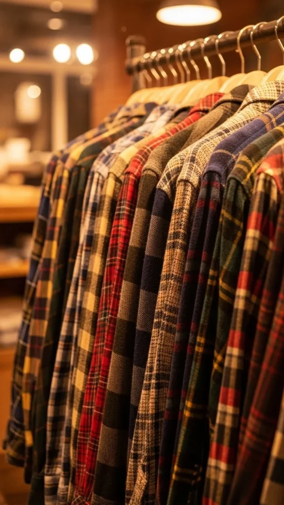 Multicolor Vintage Plaid Flannel