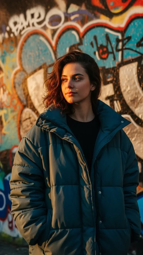 Oversized Street-Style Puffer