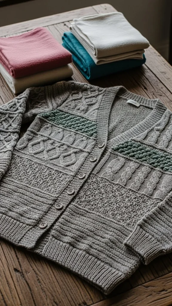 Textured Knit Cardigan