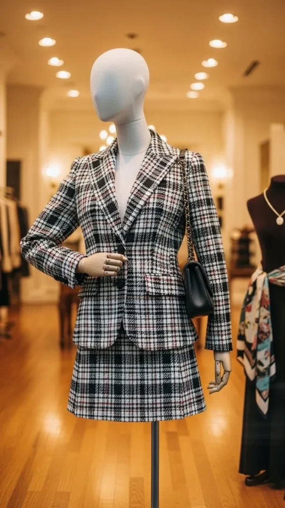 The Plaid Skirt Suit