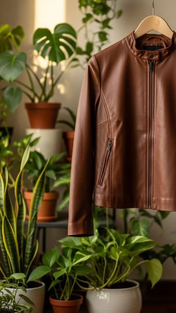 Vegan Leather Jacket