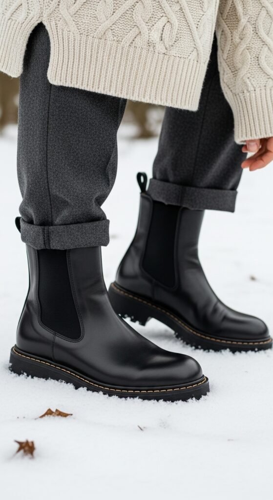 Chunky Chelsea Boots