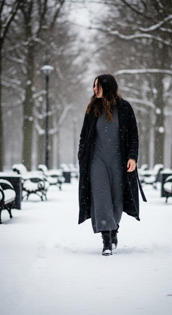 Knit Maxi Sweater Dress