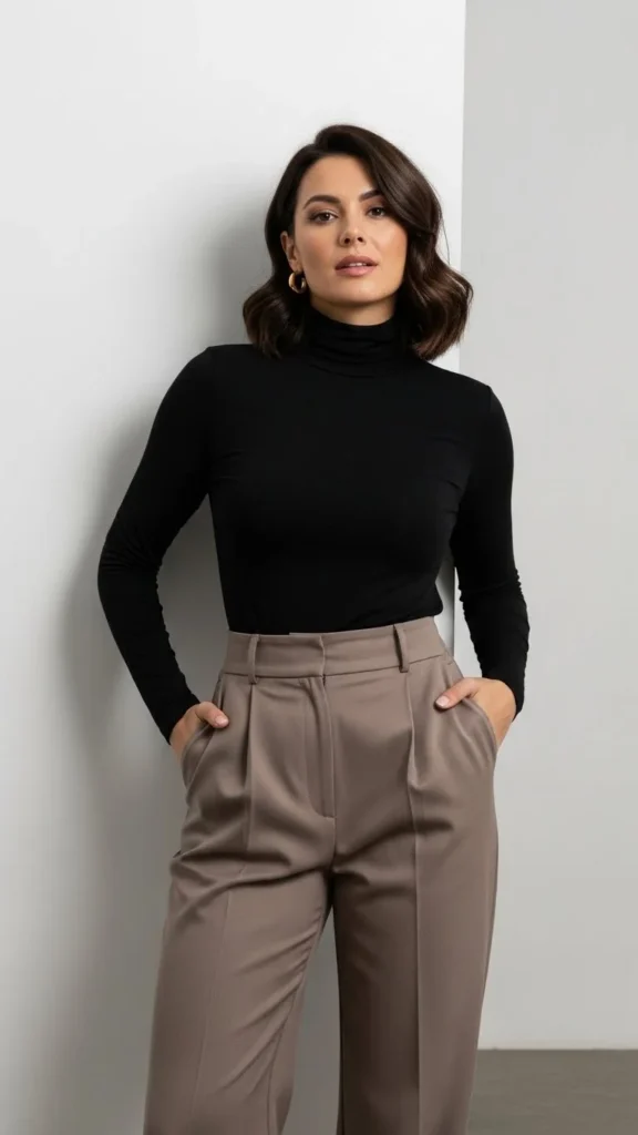 Black Turtleneck for Every Outfit