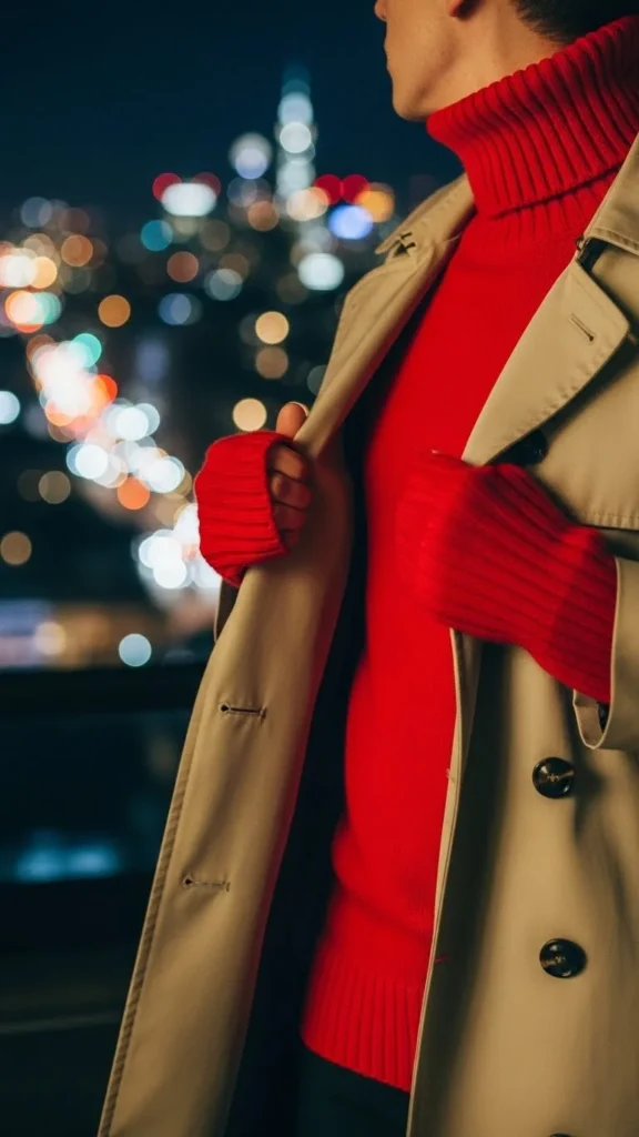 Bold Color Turtleneck