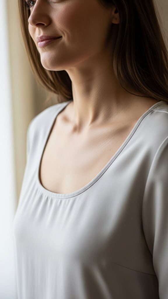 Best Necklines for Broad Shoulders