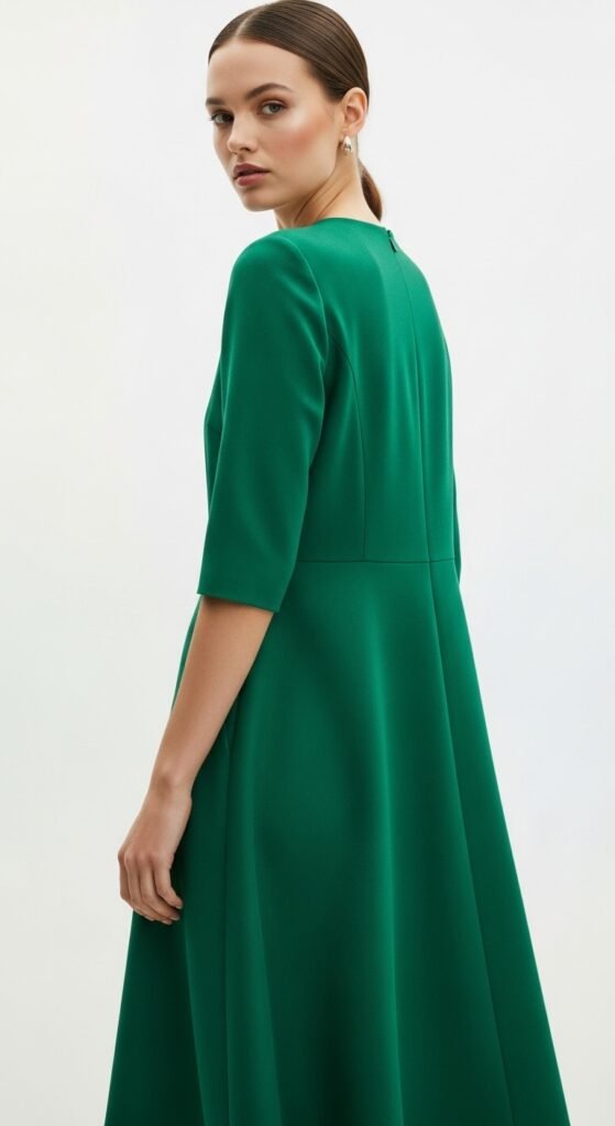 Monochromatic Green Dress