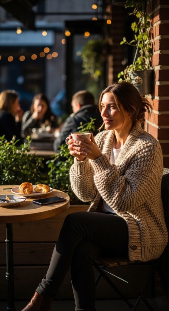 Chunky Knit with Skinny Jeans